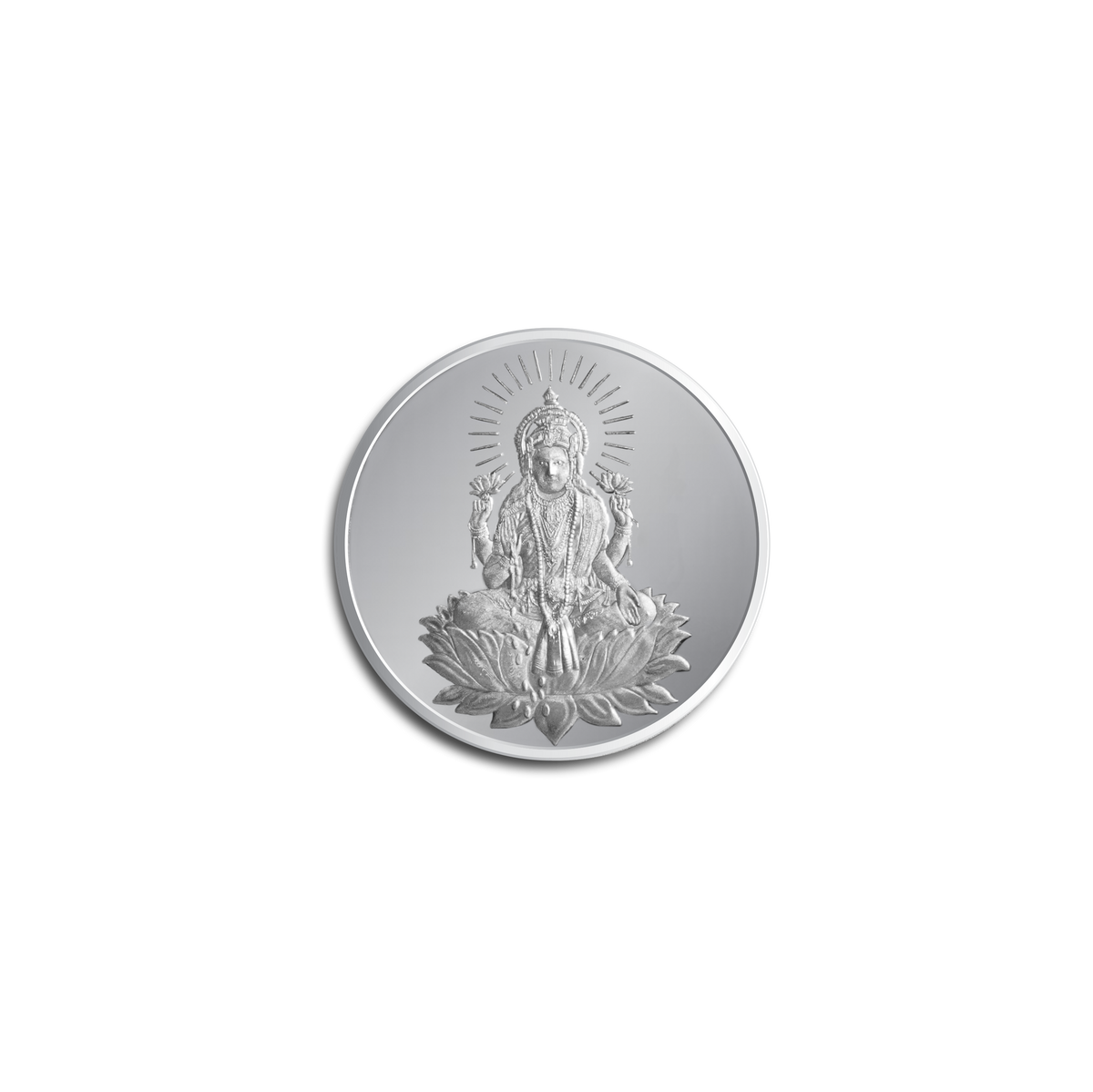 Emirates Gold 999 Pure Silver Goddess Laxmi Collectible Gift Coin 1Oz