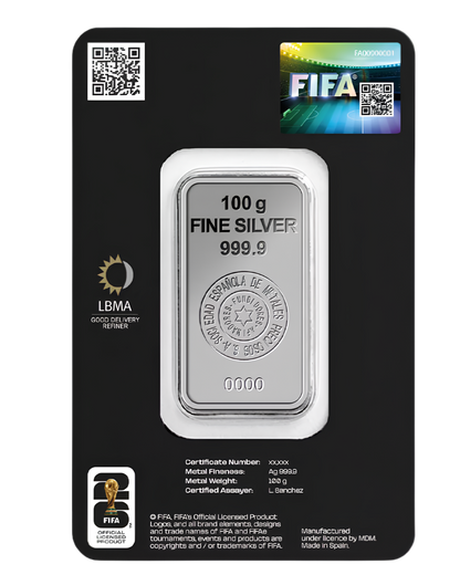 PAMP FIFA World Cup 2026 100g Silver Bar – 999.9