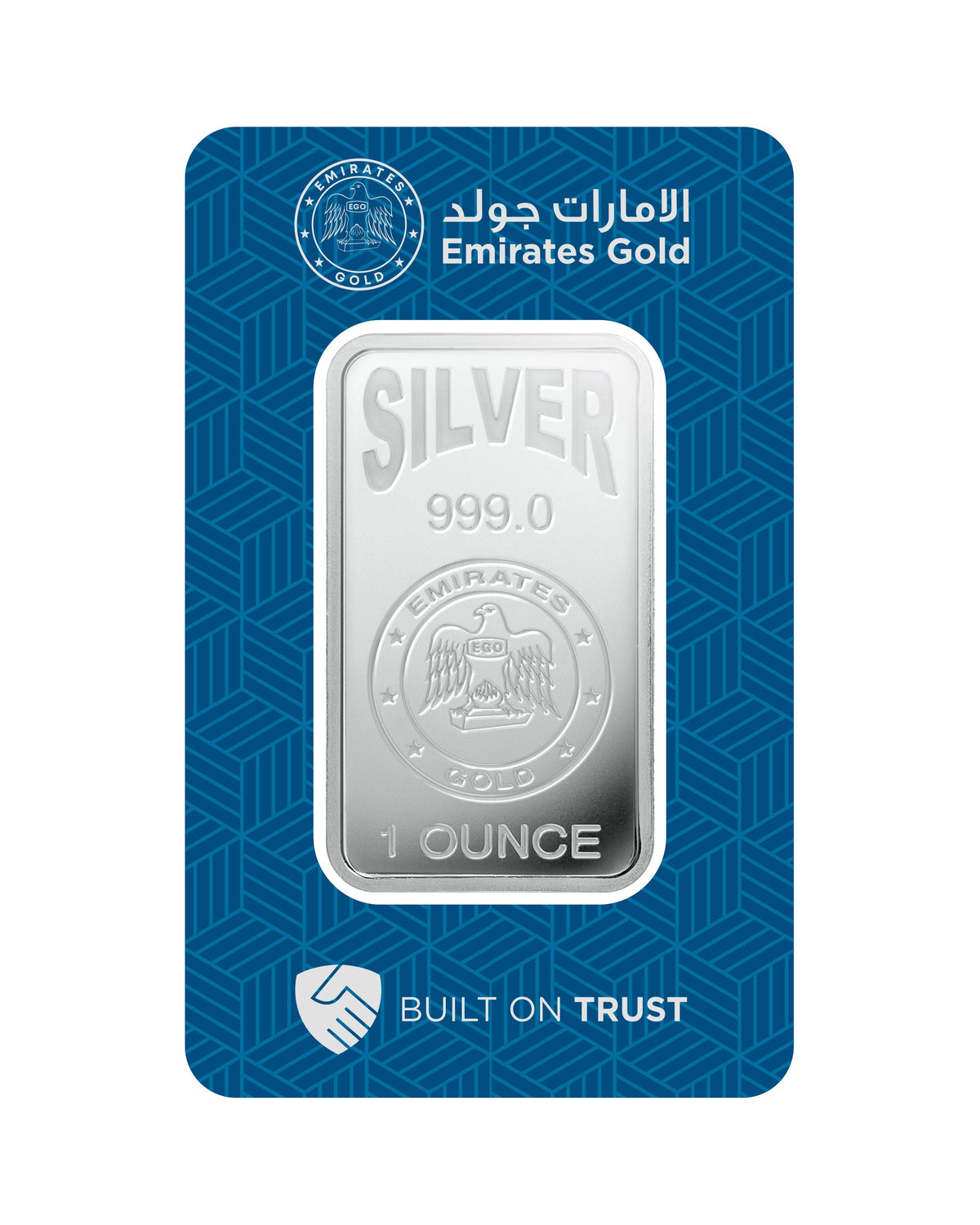 Emirates Gold 1 Ounce Silver Bar – Certified Bar