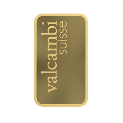 Valcambi Suisse 20g Gold Bar – Certified Bar
