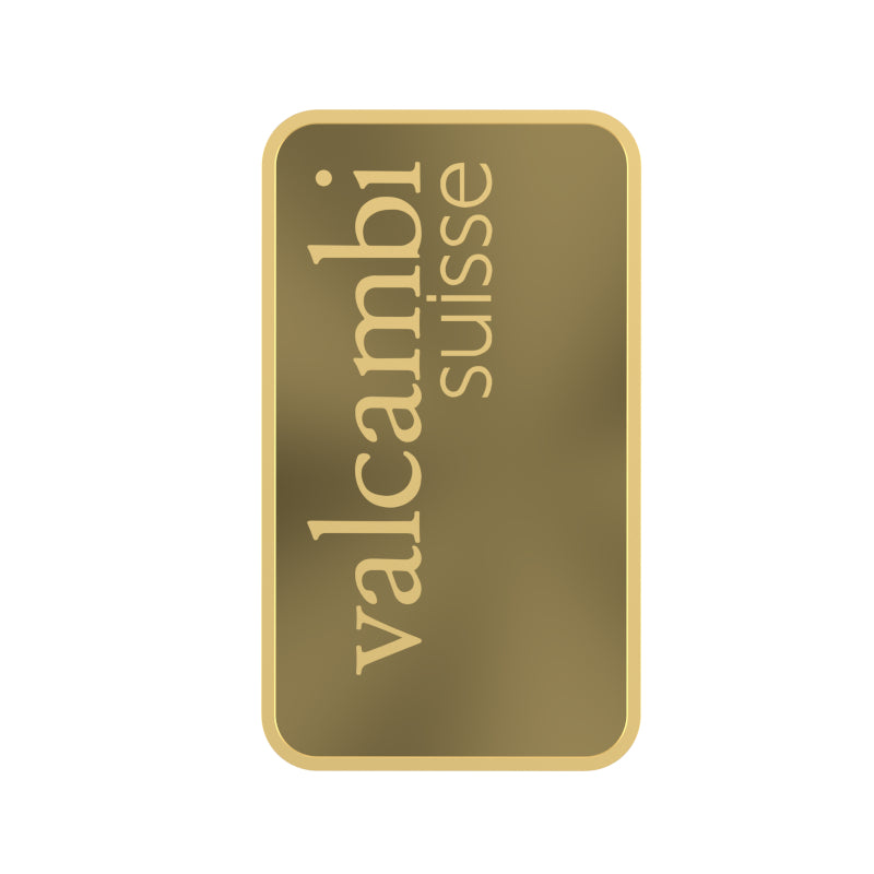 Valcambi Suisse 50g Gold Bar – Certified Bar