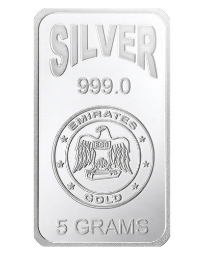 Emirates Gold 5g Silver Bar – Certified Bar