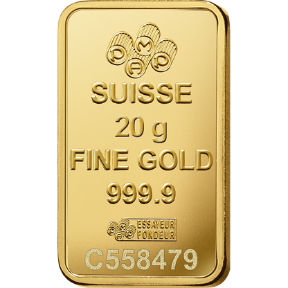 PAMP 20g Gold Bar 24K 9999 Purity- WITH INVOICE