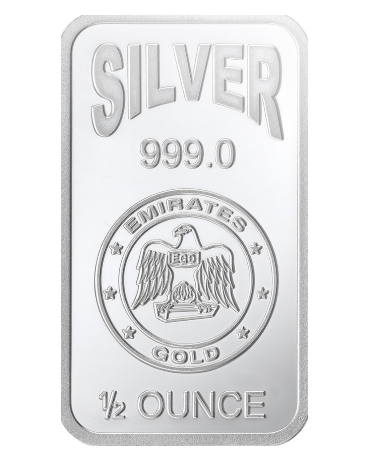 Emirates Gold Half Ounce Silver Bar – Certified Bar