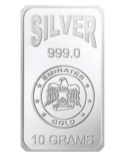 Emirates Gold 10g Silver Bar – Certified Bar