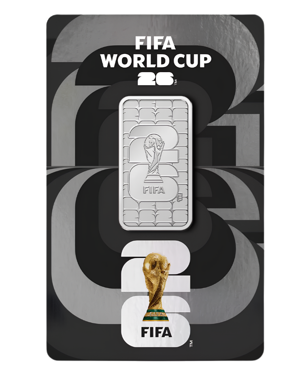 PAMP FIFA World Cup 2026 50g Silver Bar – 999.9