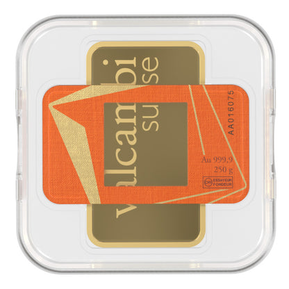 Valcambi Suisse 250g Gold Bar – Casting Bar