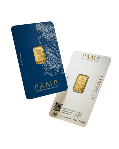 PAMP 2.5g Gold Bar 24K 999 Purity