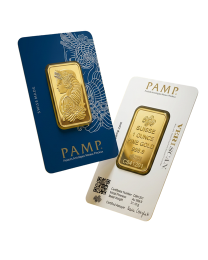 PAMP 1 Ounce Gold Bar 24K 9999 Purity- WITH INVOICE