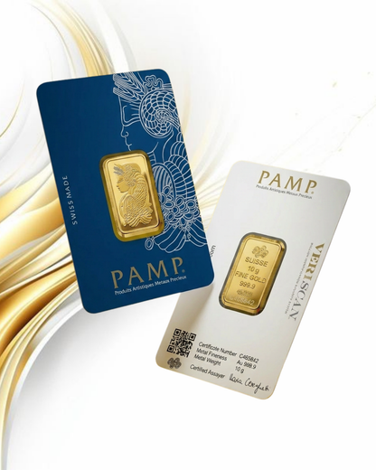 PAMP 10g Gold Bar 24K 9999 Purity- WITH INVOICE