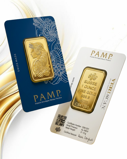 PAMP 1 Ounce Gold Bar 24K 9999 Purity- WITH INVOICE