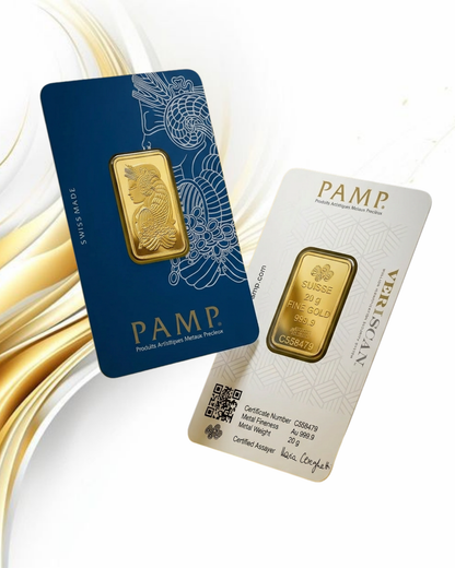 PAMP 20g Gold Bar 24K 9999 Purity- WITH INVOICE