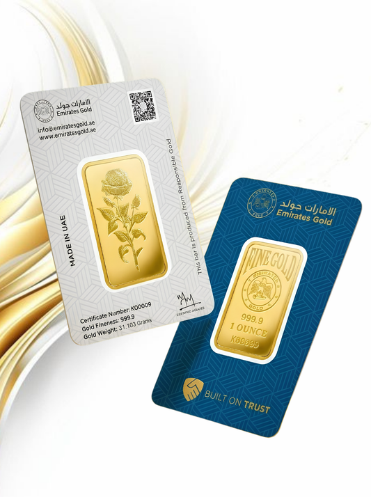 Emirates Gold 1 Ounce Gold Bar – Certified Bar