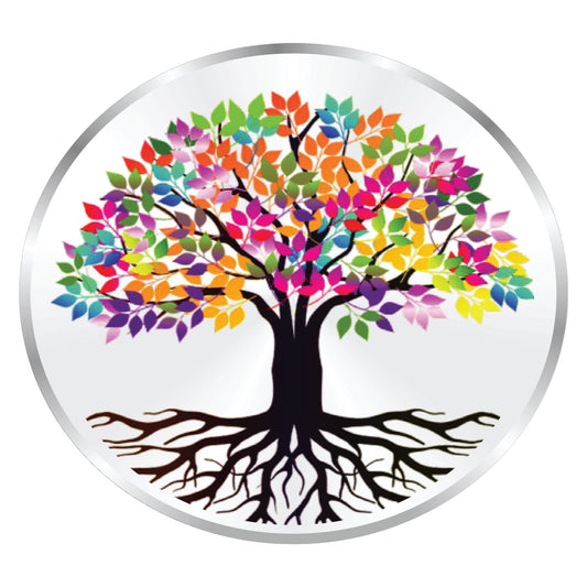 Coin Dinar 999.9 Pure Silver Banyan Tree Collectible Gift Coin 50g