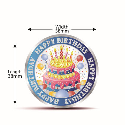 Coin Dinar 999.9 Pure Silver Happy Birthday Collectible Gift Coin 20g