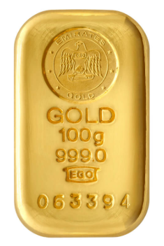 Emirates Gold 100 Gm 999.9 - Gold Bar