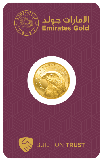 Emirates Gold 5g Gold Coin - The Falcon Coin Collection