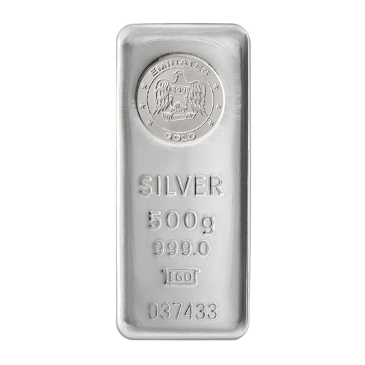 Emirates Gold 500 Gm 999.0 Silver Bar